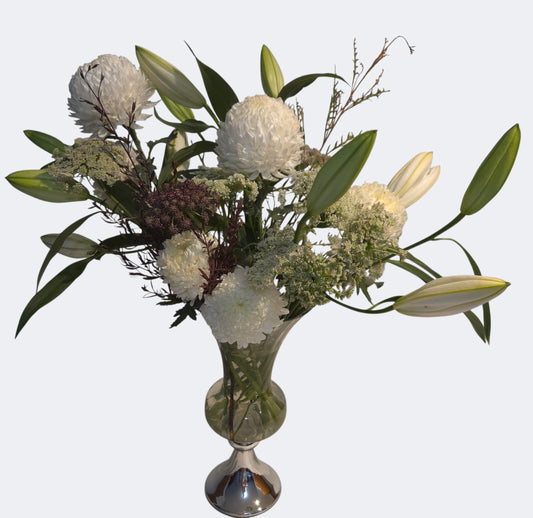 Grand event Roselily premium chrysanthemums,  QueenAnne & After Dark – Premium Tall